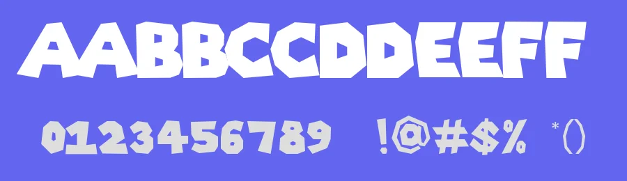 Super Mario Font by Igor Grovich — Display Font — thumbnail 3