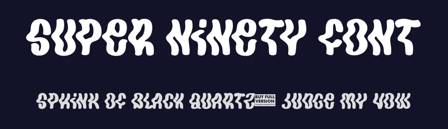 Super Ninety Font by Anxietype Foundry — Decorative Font — thumbnail 2