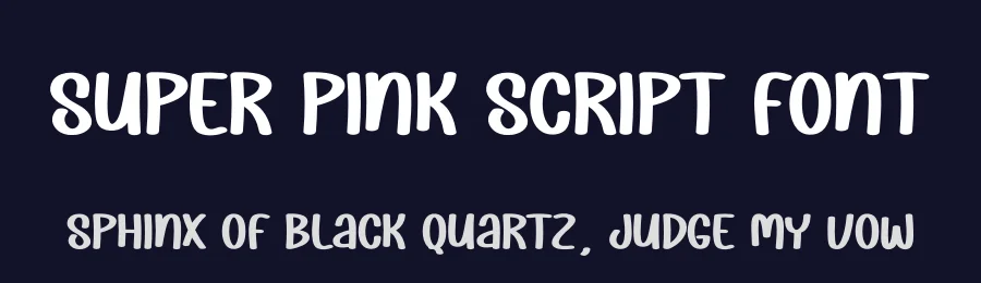 Super Pink Script Font by creativeletter — Display Font — thumbnail 2