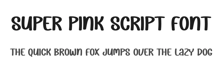 Super Pink Script Font by creativeletter — Display Font