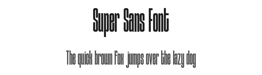 Super Sans Font by Funtype — Decorative Font