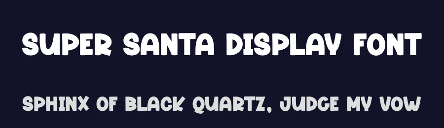 Super Santa Display Font by andikastudio — Display Font — thumbnail 2