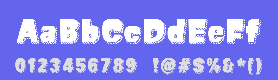 SUPER SEVEN Shadowed Demo Font by studiotypo — Display Font — thumbnail 3