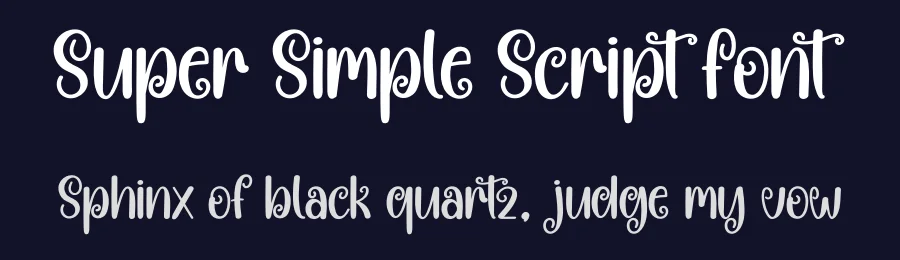 Super Simple Script Font by creativeletter — Display Font — thumbnail 2