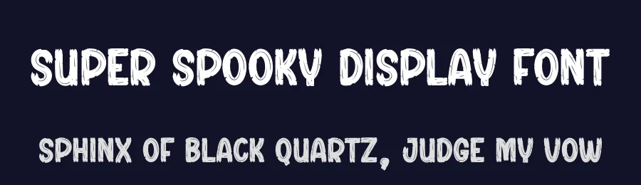 Super Spooky Display Font by creativeletter — Script Handwritten Font — thumbnail 2