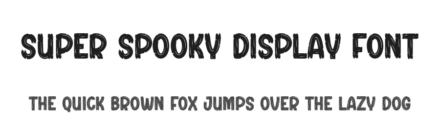 Super Spooky Display Font by creativeletter — Script Handwritten Font