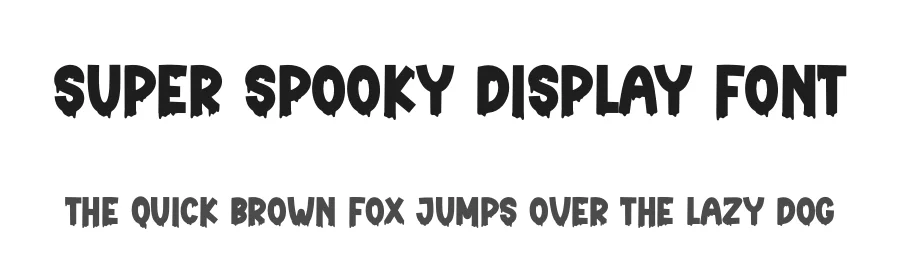 Super Spooky Display Font by creativeletter — Display Font