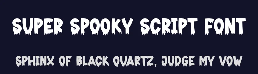 Super Spooky Script Font by creativeletter — Display Font — thumbnail 2