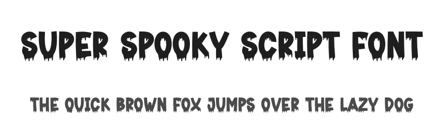 Super Spooky Script Font by creativeletter — Display Font