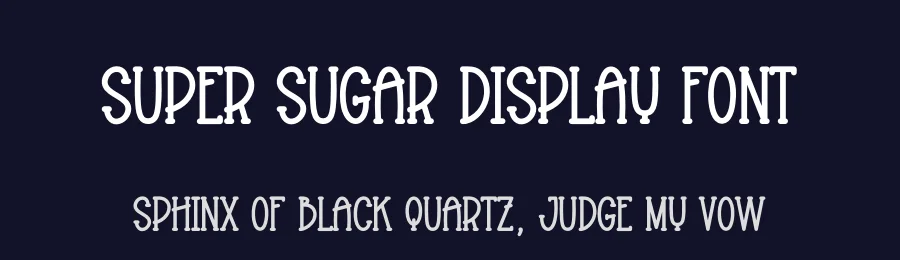 Super Sugar Display Font by creativeletter — Display Font — thumbnail 2