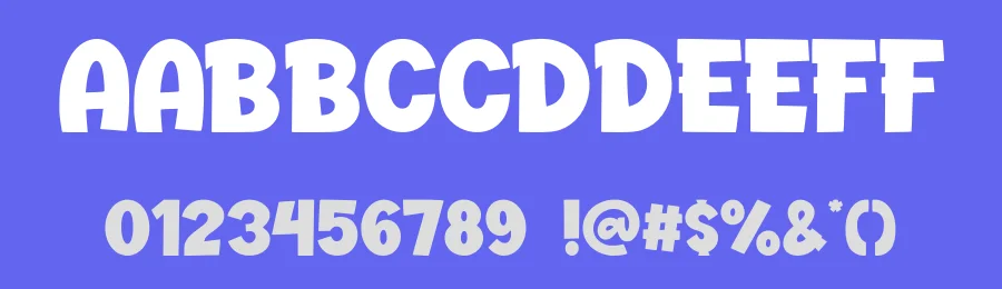 Super Thick – Fun Quirky Font by Siapgraph — Display Font — thumbnail 3