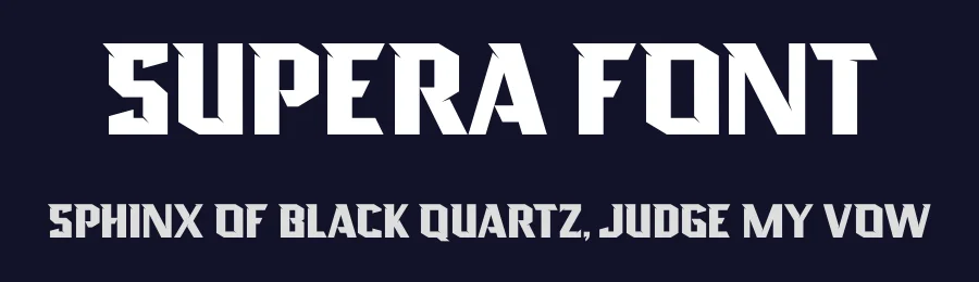 Supera Font by MasyafiStudio — Display Font — thumbnail 2