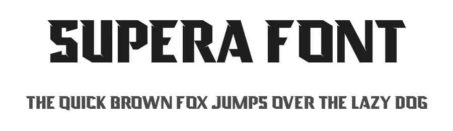 Supera Font by MasyafiStudio — Display Font