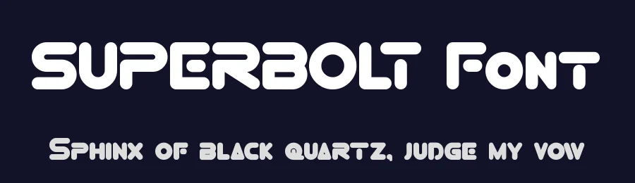 SUPERBOLT Font by StringLabs — Display Font — thumbnail 2