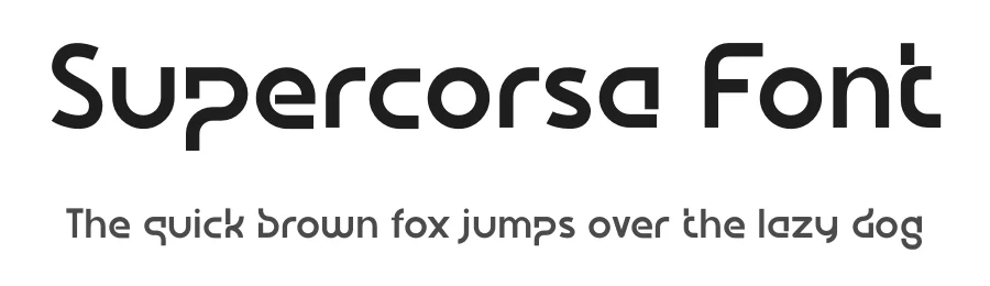 Supercorsa Font by Mevricks Studio — Display Font