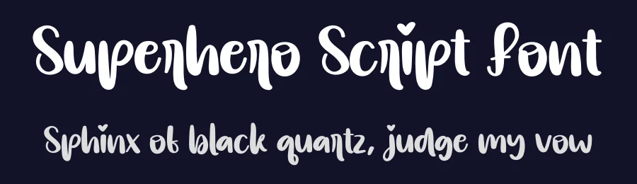 Superhero Script Font by creativeletter — Script Handwritten Font — thumbnail 2