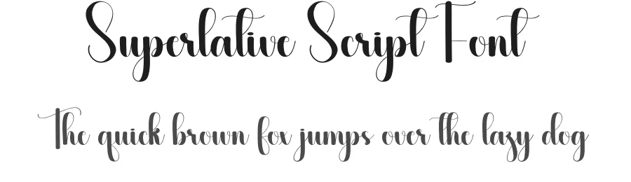 Superlative Script Font by creativeletter — Script Handwritten Font