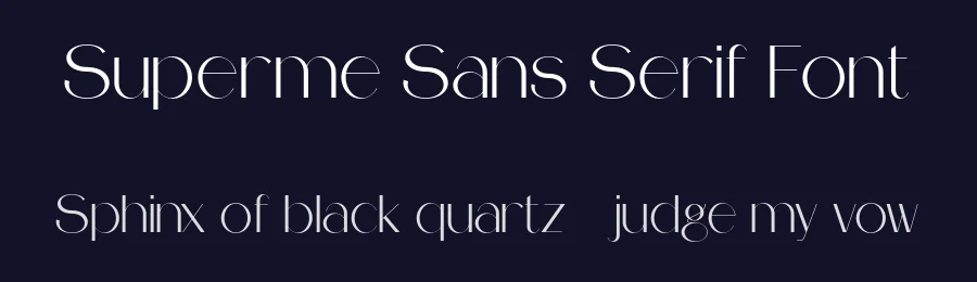 Superme Sans Serif Font by Forberas Foundry — Serif Font — thumbnail 2
