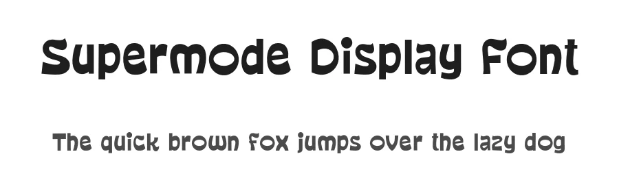 Supermode Display Font by Rahagita Studio — Display Font