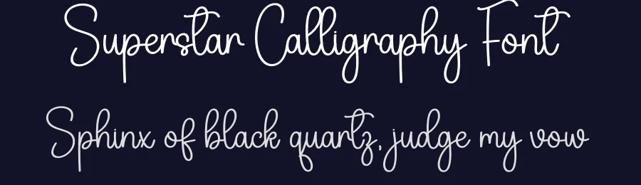 Superstar Calligraphy Font by creativeletter — Script Handwritten Font — thumbnail 2