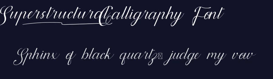 Superstructural Calligraphy Font by noahtype — Script Handwritten Font — thumbnail 2