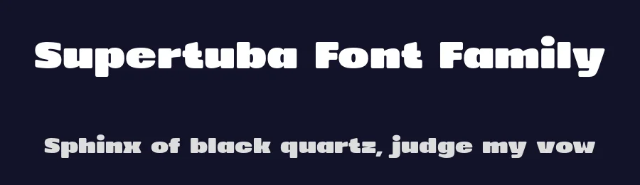 Supertuba Font Family by Tipos Pereira — Sans Serif Font — thumbnail 2