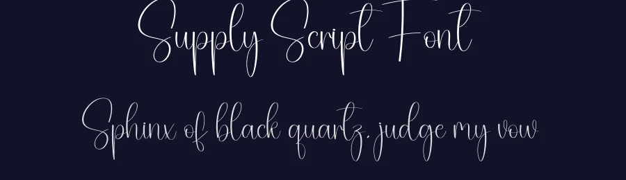 Supply Script Font by creativeletter — Script Handwritten Font — thumbnail 2