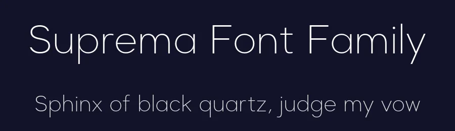 Suprema Font Family by Artegra — Sans Serif Font — thumbnail 2