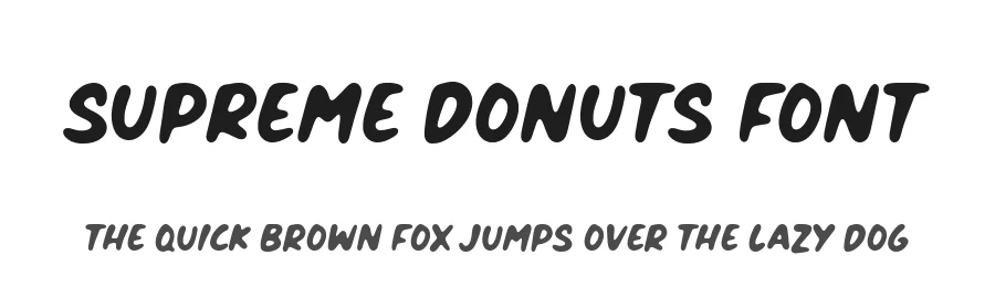 Supreme Donuts Font by Timur type — Decorative Font