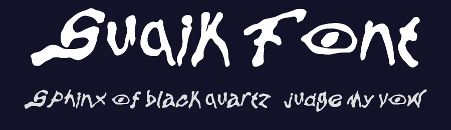 Suqik Font by enxyclo — Decorative Font — thumbnail 2
