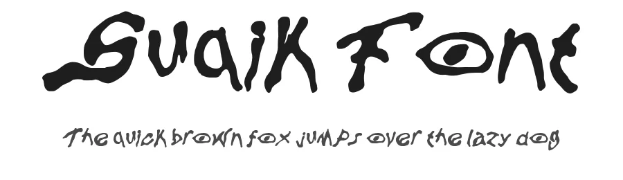 Suqik Font by enxyclo — Decorative Font