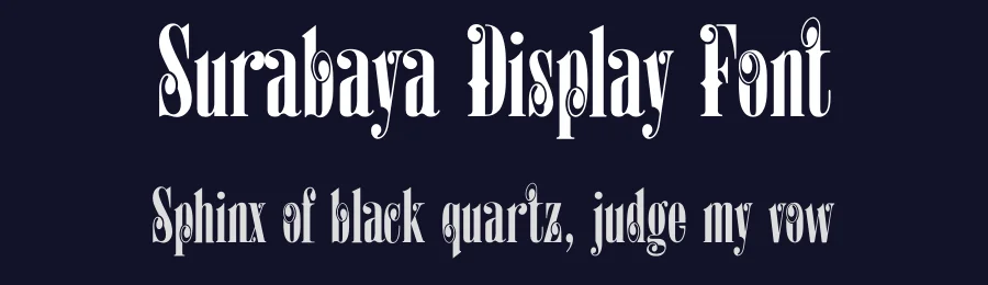 Surabaya Display Font by omaikraf — Decorative Font — thumbnail 2