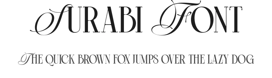 Surabi Font by burntilldead — Script Handwritten Font