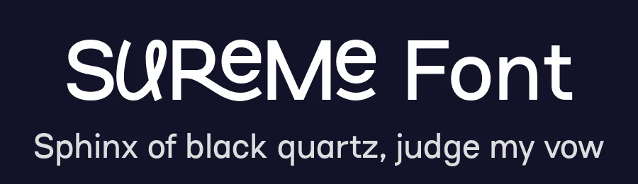 Sureme Font by fontcade — Decorative Font — thumbnail 2