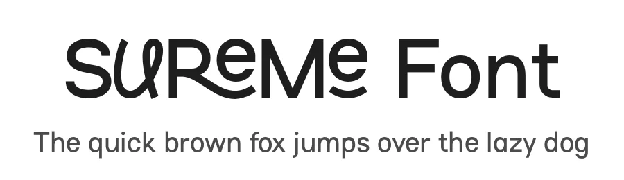 Sureme Font by fontcade — Decorative Font