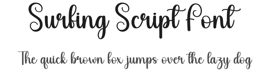 Surfing Script Font by andikastudio — Script Handwritten Font