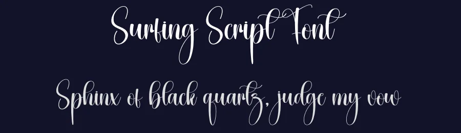 Surfing Script Font by creativeletter — Script Handwritten Font — thumbnail 2