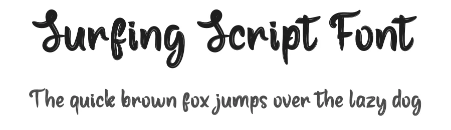 Surfing Script Font by productype — Script Handwritten Font
