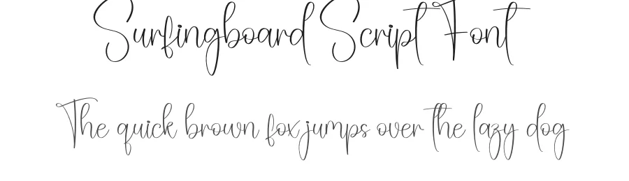 Surfingboard Script Font by creativeletter — Script Handwritten Font