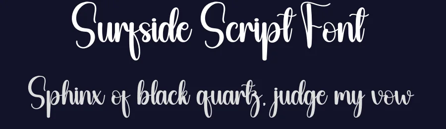 Surfside Script Font by creativeletter — Script Handwritten Font — thumbnail 2