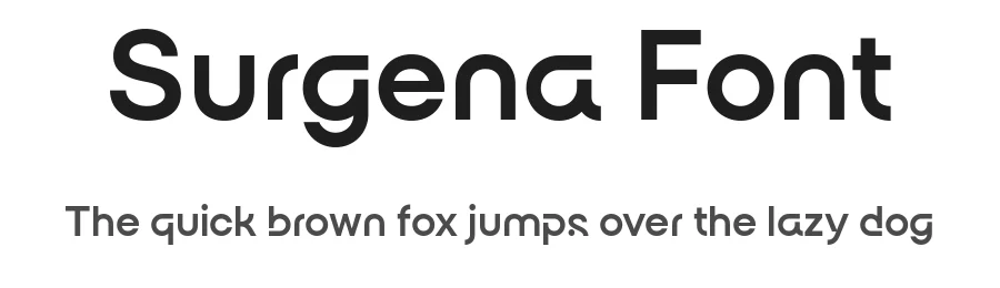 Surgena Font by Digitype Studio — Sans Serif Font