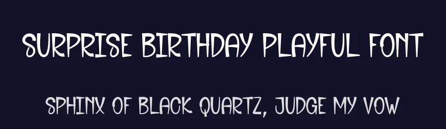 Surprise Birthday Playful Font by andikastudio — Script Handwritten Font — thumbnail 2