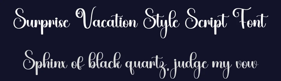 Surprise Vacation Style Script Font by freshtypeink — Script Handwritten Font — thumbnail 2