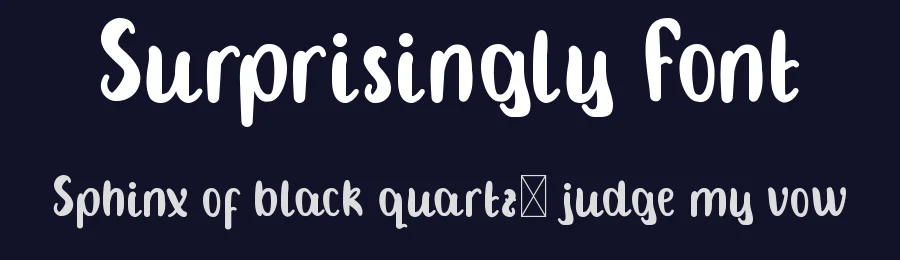 Surprisingly Font by edricstudio — Display Font — thumbnail 2