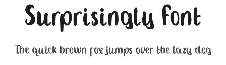 Surprisingly Font by edricstudio — Display Font