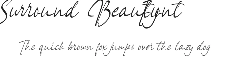 Surround Beauty Font by nihstudio — Script Handwritten Font