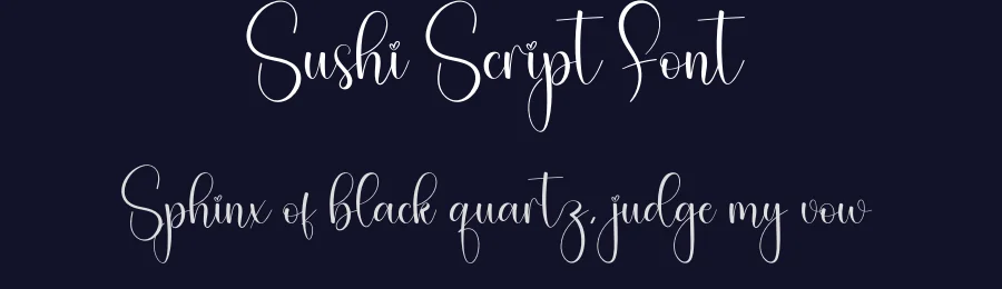 Sushi Script Font by creativeletter — Script Handwritten Font — thumbnail 2