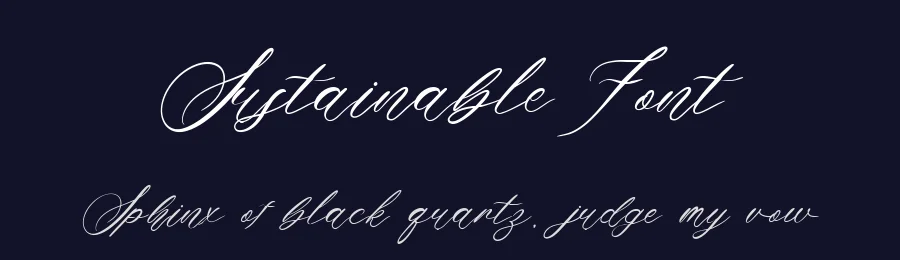 Sustainable Font by Arendxstudio — Script Handwritten Font — thumbnail 2