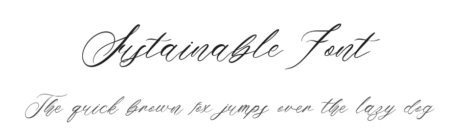 Sustainable Font by Arendxstudio — Script Handwritten Font
