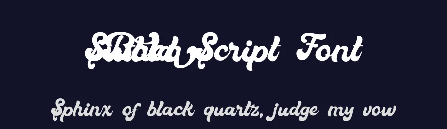 Suthen Bold Script Font by Vultype Co. — Script Handwritten Font — thumbnail 2